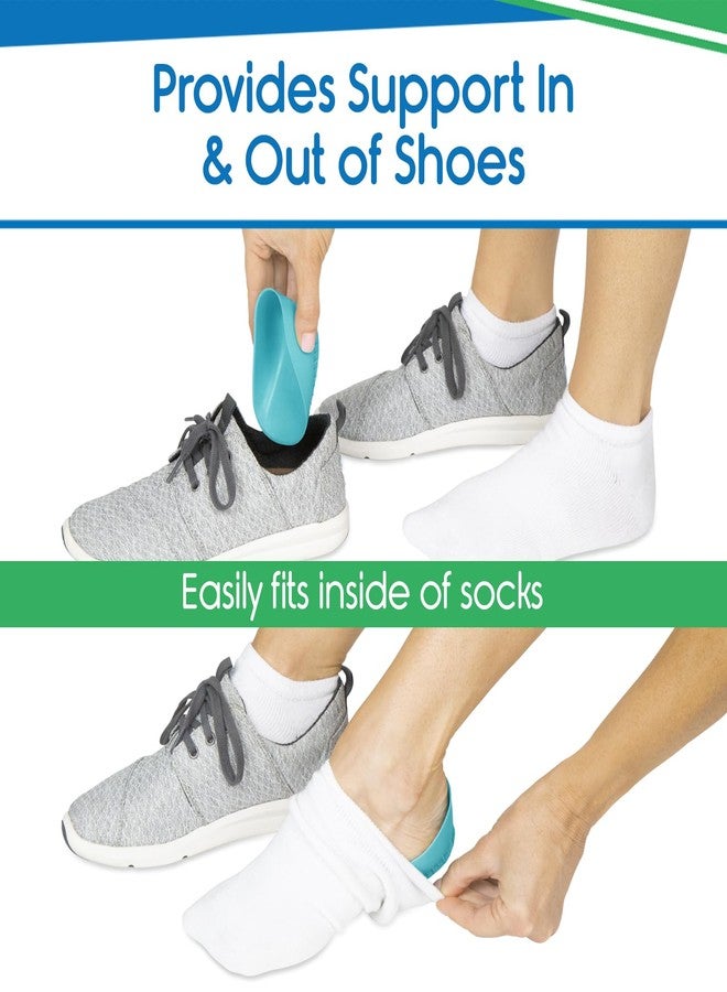 VIVEsole Heavy Duty Heel Cups for Heel Pain Relief & Support - Gel Cushion Shoe Inserts for Severs Disease & Plantar Fasciitis - Strong Honeycomb Pad for Women, Men, Kids - Fits Any Shoes - HSA/FSA Elegible - Image 5